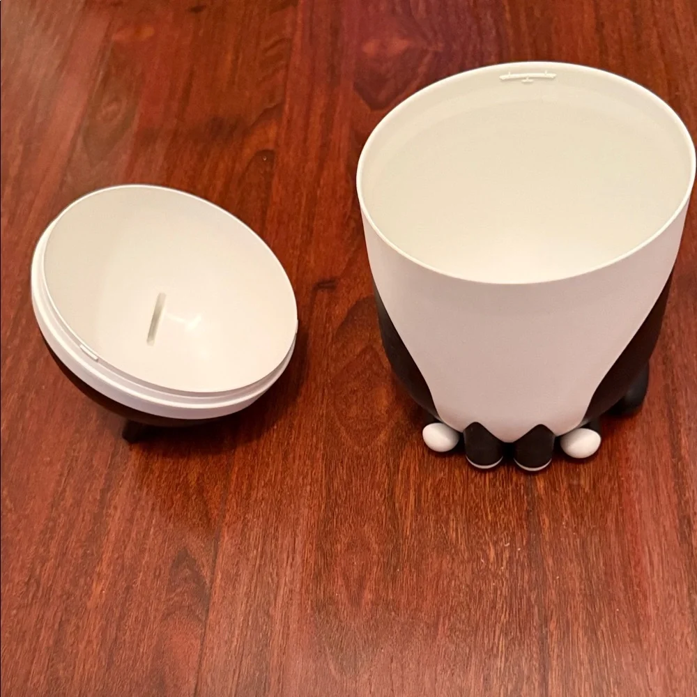 IKEA Limited Edition - Gresjsimojs Black and White Cat storage with lid NWT - Picture 7 of 9